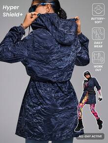 Innovista Women 2-In-1 Detachable Dual-Purpose Model Sport Jacket , Camping Running Outdoor, Going Out Tops, Light Jacket, Windproof Jacket, Blue Jacket, 2-In-1 Detachable, Zip Up Jacket, Women Jackets, Sports Windbreaker Light Jacket With Hoodie, Winter Women Jacket, Fall Winter Women Outfitfall Outfits For Women Cool Light Blue