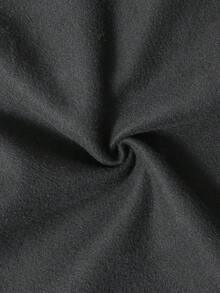 2 peças/conjunto infantil pré-adolescente casual com letras em relevo gola redonda moletom com capuz solto e calças de malha soltas de cor sólida, adequado para deslocamento, escola, casual, férias, esportes, primavera, verão, outono, inverno - Cinza - Ver 4