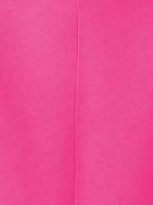 EMERY ROSE Solid Color Front Button Business Casual Lightweight Sleeveless Suit Vest Formal Clothing - Hot Pink - View 7