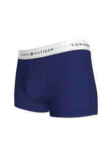 3pcs Men's Comfortable Soft Breathable Letter Waistband Boxer Briefs - Multicolor - View 2