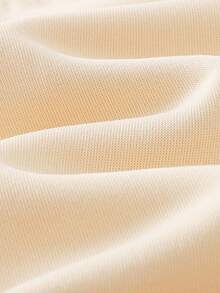 Cozy Pixies 2件套女婴字母印花圆领套头衫和厚羊毛裤套装 - 彩色 - 查看 5