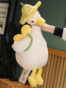 1PC Cute Duck Stuffed Animal Doll Gift For Women Girls Birthday Christmas Valentine Day Present Home Decor Kawaii Collection - Vịt hoa vàng - Xem 3