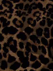 SHEIN LUNE 女士豹纹休闲衬衫，适合夏季 - 彩色 - 查看 4