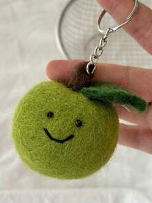POKOJA LAND Handmade Fruit Felt Keychain Adorable Fruit Bag Charm - Multicolor - View 9