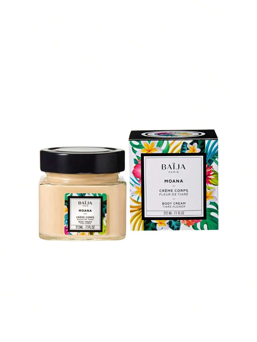 Baija Body Cream Moana 212 Ml – Tiare Flower Scent, Deep Hydration For Dry Skin, Luxurious Floral Body Treatment, Smoothing Formula For All Skin Types, Tropical Fragrance, Daily Post-Shower Routine, Premium Gift For Women - Multicolor - View 1
