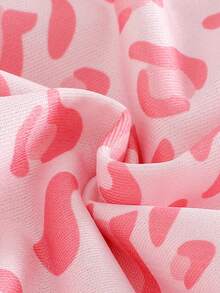 Cozy Pixies Baby Girl Colorful Floral Knit Soft Round Neck Drop Shoulder Sweatshirt Leopard Toddler Top Girl Baby Girl Clothes Long Sleeve Baby Girls Sweatshirts Animal Print Clothes Toddler Leopard Print Baby Clothes Fall Winter