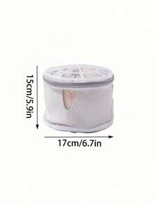 1 件白色内衣洗衣袋，带拉链，蜂窝网状胸罩清洗袋 - 有效过滤杂质，防变形支撑架，适用于胸罩、内衣、袜子、长袜和精致衣物 - 送给女性、女友、妻子的完美圣诞节礼物 - 灰色 - 查看 10