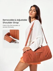 GLOWMODE 16L Max Large Capacity Carry Dual-Strap Duffle Zippered Bag Daily Active Casual