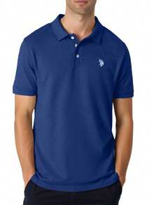 US Polo Assn Men's Polo Shirts Blue - Royal Blue - View 1
