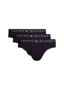 Tommy Hilfiger 3 Pack Men's Briefs - Black - View 1
