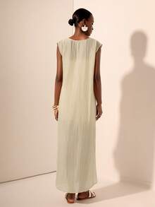 Zivah Trang phục hai mảnh dành cho phụ nữ mặc hàng ngày - Màu be - Xem 4