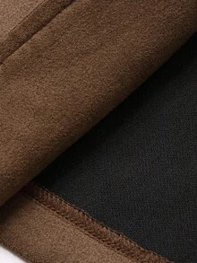 Livesso Áo khoác gió dáng rộng màu nâu thường ngày cho nữ, Áo khoác nữ mùa thu/đông - Cà phê nâu - Xem 7