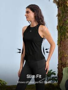 In My Nature Top de plein air pour femmes, élastique et peau-friendly, avec découpes laser