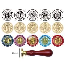 1 bộ tem sáp chữ cái A-Z với nhiều chữ cái cổ điển, đầu tem bằng đồng thau, dùng cho thiệp cảm ơn/phong bì/bao bì quà tặng/thư mời đám cưới, lễ đính hôn, tiệc tùng, hướng dẫn tự làm (26 tem) Đầu tem chủ đề Trở lại trường học, Đồ dùng học tập - nhiều màu - Xem 3