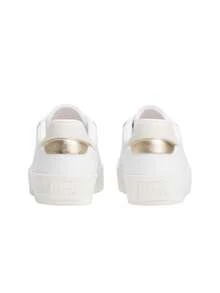 Tommy Hilfiger Essential Vulc Women's Sneakers FW0FW08757 0HT - white/gold - View 3