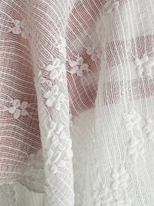 Comfortcana 女士优雅浪漫白色刺绣吊带背心