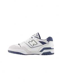 New Balance TIER 2 Unisex Casual Sneakers White / Navy Blue BB550 - Blue and White - View 5