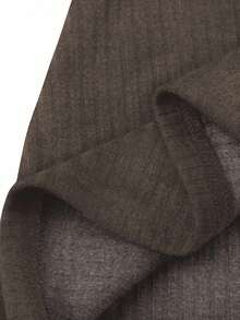 INAWLY Women's Basic V-Neck Slim Fit Long Sleeve T-Shirt, Casual Everyday Wear - Khaki - View 5