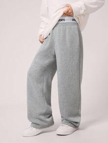 1-częściowy zestaw spodni dresowych dla chłopców w stylu casual, sportowy, college, prosty, luźny, szary, odpowiedni do strojów dziecięcych, ubranek dla małych chłopców, zestaw na powrót do szkoły, odpowiedni na przyjęcia urodzinowe, wieczorne, występy, wesela, chrzciny, ceremonie otwarcia, odpowiedni do codziennego użytku, odpowiedni do szkoły, odpowiedni do podróży, odpowiedni do uprawiania sportu, odpowiedni na wiosnę i lato