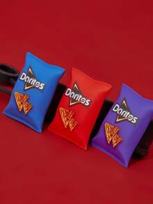 Doritos X SHEIN 1pc / 3pcs Cartoon Figure Graphic Dust-Proof Reusable Straw Cap, Suitable For Straws With A Diameter Of 8-10 Mm
