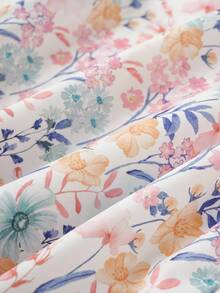 Joliand Joliand 2 pièces Ensemble élégant pour jeunes garçons, chemise urbaine chic kaki à col fleuri et short kaki, avec nœud papillon rose inclus. Convient pour mariage, fête, sortie, pique-nique, été - Multicolore - Voir 3