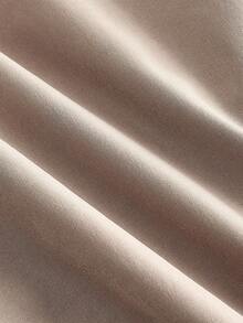 SHEIN MOD 女式休闲翻领插肩袖风衣，秋季 - 駝色 - 查看 4