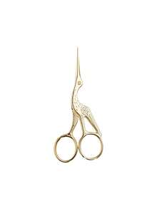 Juego de tijeras con forma de grúa de tamaño grande (12,8 cm) y pequeño (10,3 cm), tijeras vintage para manualidades, tijeras para tela, tijeras para bordado, tijeras para punto de cruz, tijeras de oficina para papel, tijeras para cejas puntiagudas, tijeras pequeñas multiusos - Multicolor - Ver 26