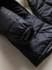 女婴可爱百搭保暖连帽夹克，秋冬