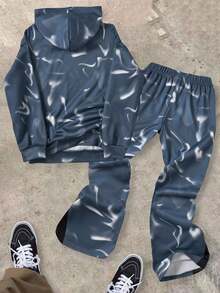 Bộ đồ thể thao Bolty 2 món cho bé trai tuổi teen, kiểu dáng thường ngày, đa năng, thoải mái, gồm áo hoodie in chữ và quần jogger dáng rộng. Bộ đồ mặc nhà cho bé trai, bộ đồ thể thao cho tuổi teen, thích hợp cho tiệc sinh nhật, tiệc tối, biểu diễn, đám cưới, lễ rửa tội, lễ khai trương. Phù hợp sử dụng hàng ngày, đi học, du lịch, thể thao. Phong cách ấm áp mùa thu và đông. - Nhiều màu - Xem 2