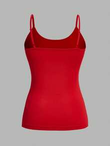 SHEIN EZwear 4入組簡單休閒貼身女背心，適用於夏季 - 彩色 - 查看 5