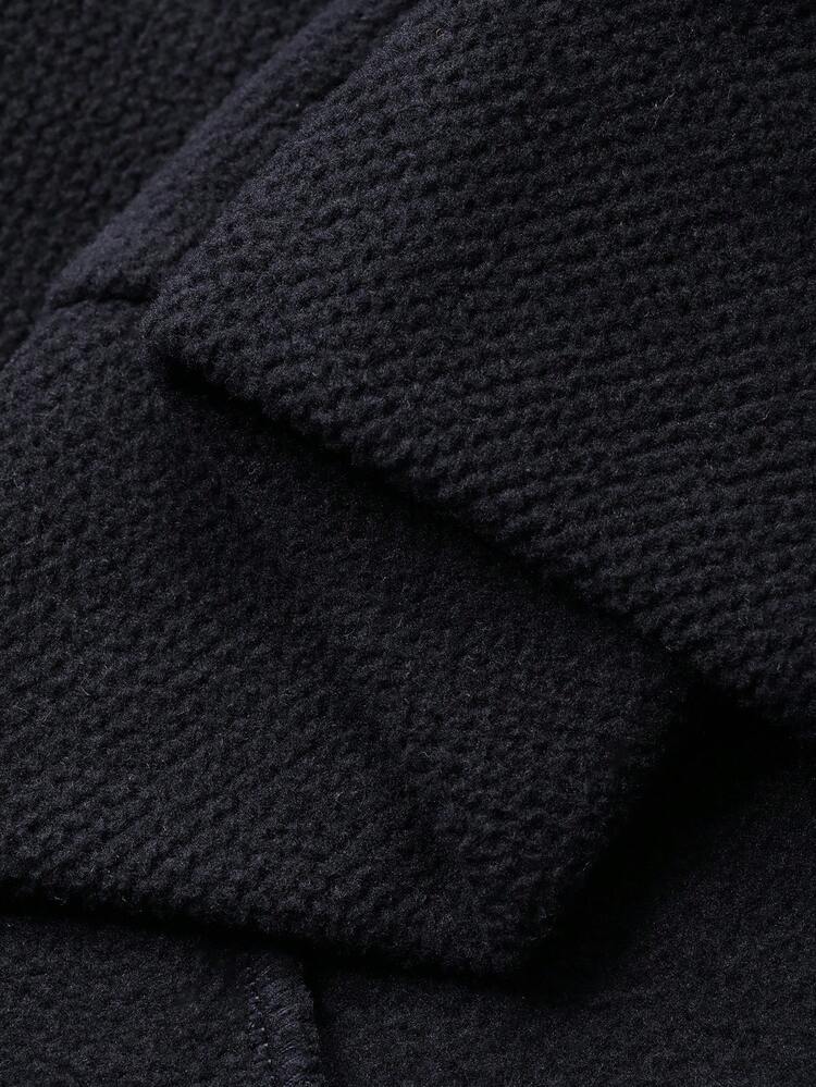 Women's Solid Color Button Half-Placket Drop Shoulder Long Sleeve Loose Casual Sweatshirt, Autumn Y2k