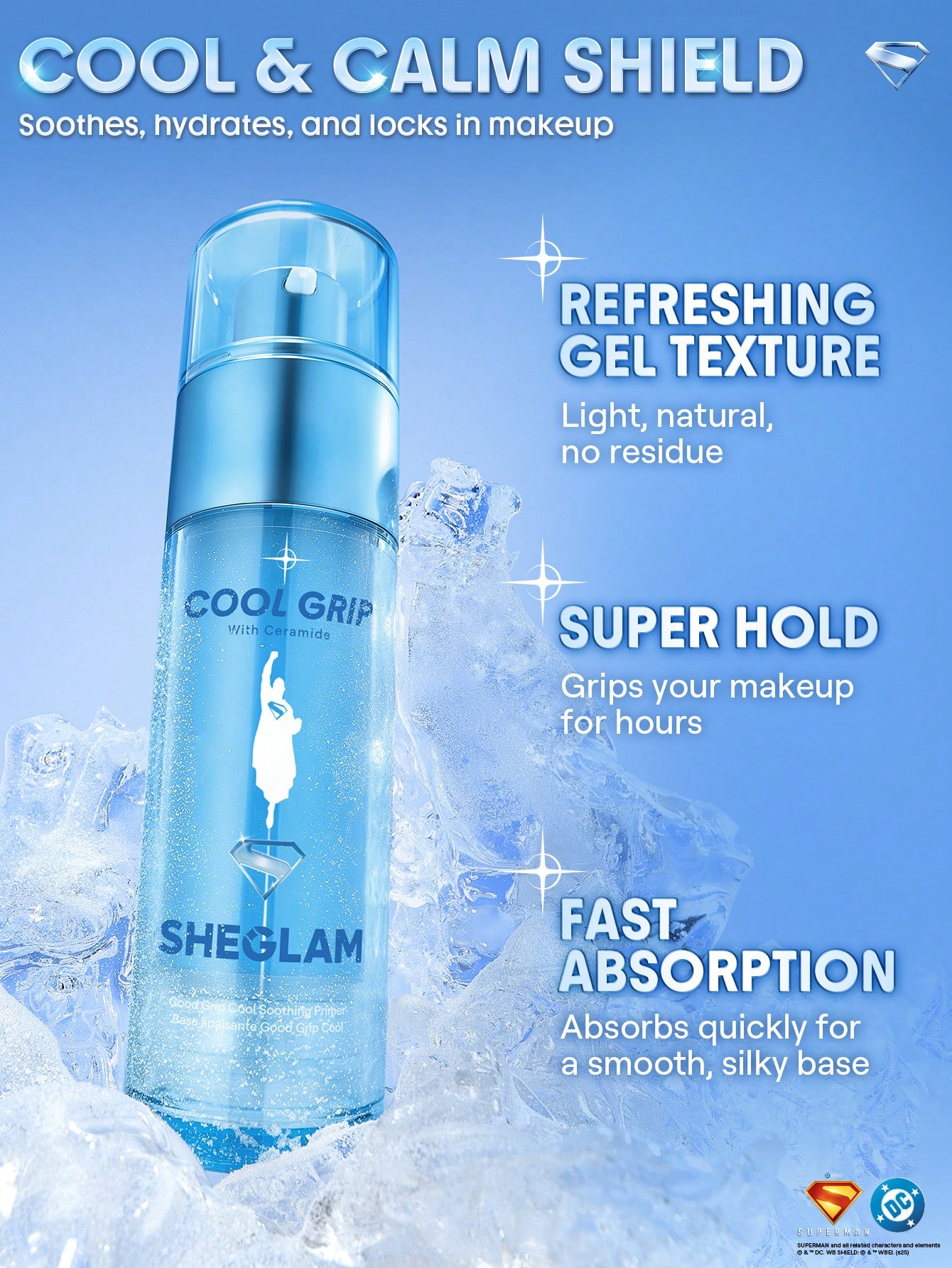 The Superman | SHEGLAM Good Grip Cool Soothing Primer 5