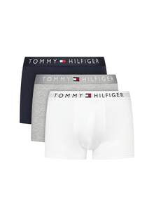 Tommy Hilfiger 3 Pack Men's Trunks - 黑/灰/白 - 查看 1
