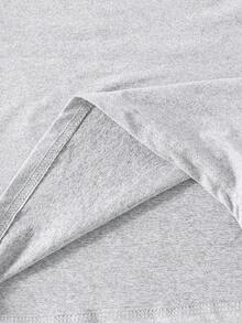 Set de 2 piezas Conjunto de moda para adolescentes con top de manga larga ajustado + pantalones de manga larga acampanados, adecuado para primavera/otoño - Multicolor - Ver 6