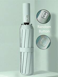 Automatischer extra großer winddichter wasserdichter Regenschirm mit Allwetterschutz, verstärkter faltbarer Sonnenschirm mit UV-Schutz, langanhaltend und kompakt mit Eisenstreben - perfekt für Geschäftsreisen, Regen- und Sonnentage für Männer, Frauen und Studenten, geeignet für Reisen - Verschiedenfarbig - Übersicht 3