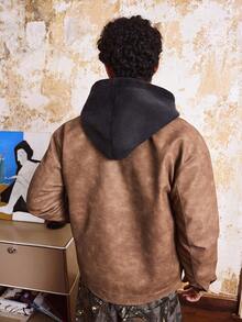 SWAVVY Men's Woven Casual Long Sleeve Jacket, Suitable For Autumn, For Fall Winter