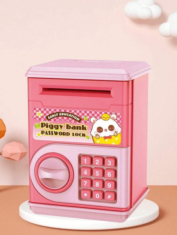 Zazumi Realistic Deposit & Withdrawal Children's ATM Money Box,Cartoon Password Smart Piggy Bank, Creative CoinPassword Storage Box, Kindergarten Children Birthday GiftToy, Password Saving Cabinet