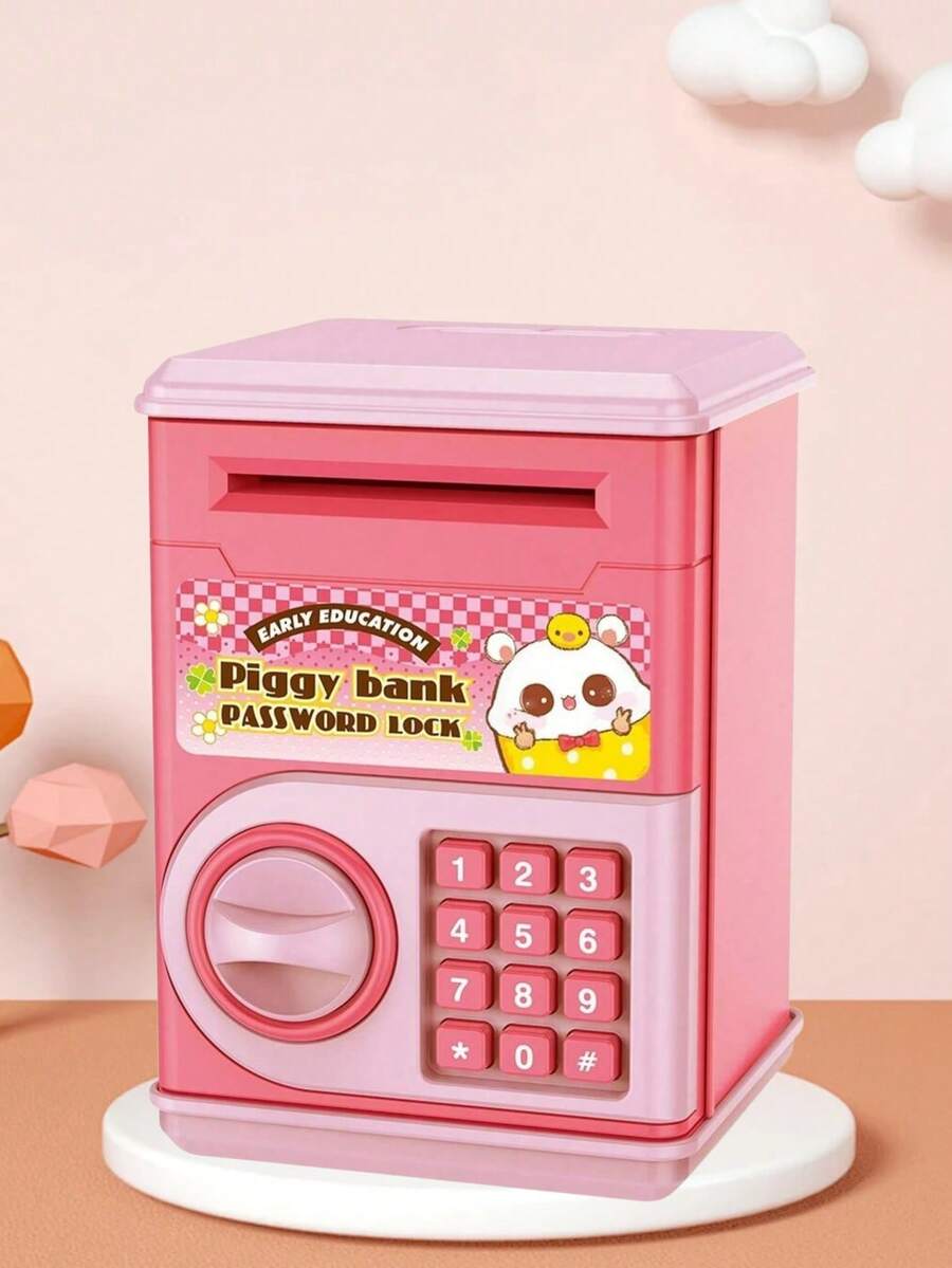 Zazumi Realistic Deposit & Withdrawal Children's ATM Money Box,Cartoon Password Smart Piggy Bank, Creative CoinPassword Storage Box, Kindergarten Children Birthday GiftToy, Password Saving Cabinet
