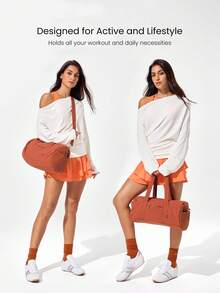 GLOWMODE 16L Max Large Capacity Carry Dual-Strap Duffle Zippered Bag Daily Active Casual