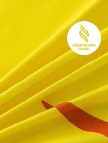 SpongeBob SquarePants | SHEIN 3 件套卡通图案羽绒被套，拉绒材质，柔软温暖，黄色羽绒被套，多种尺寸适合单人床/双人床/大号床/特大床