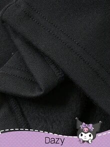 HELLO KITTY AND FRIENDS | SHEIN DAZY 女童圆领抓绒印花卫衣裤套装，秋冬款