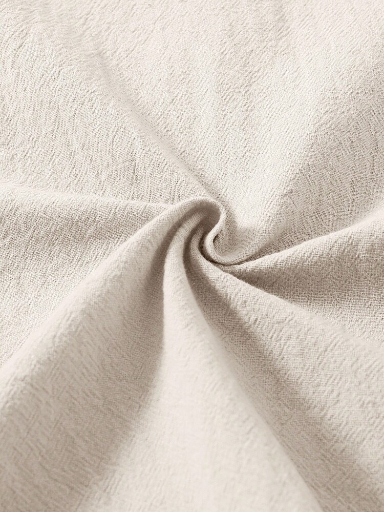 SHEIN 2 件套青少年男童休闲韩版舒适贴布设计圆领短袖衬衫和纯色编织短裤套装，适合学校、花园、海滩、生日、春夏秋冬 - 彩色 - 查看 7