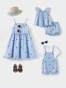 Joliand Joliand 2 件/套 女婴优雅城市学校爱国心旗印花针织无袖宽松上衣和阔腿短裤，适合日常休闲、独立日、旅行、海滩 7 月 4 日 7 月 4 日美国国旗 美国国旗 美国国旗 爱国旗帜 老荣耀 独立日