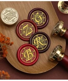 1 bộ tem sáp chữ cái A-Z với nhiều chữ cái cổ điển, đầu tem bằng đồng thau, dùng cho thiệp cảm ơn/phong bì/bao bì quà tặng/thư mời đám cưới, lễ đính hôn, tiệc tùng, hướng dẫn tự làm (26 tem) Đầu tem chủ đề Trở lại trường học, Đồ dùng học tập - nhiều màu - Xem 9
