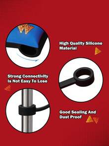 Doritos X SHEIN 1pc / 3pcs Cartoon Figure Graphic Dust-Proof Reusable Straw Cap, Suitable For Straws With A Diameter Of 8-10 Mm