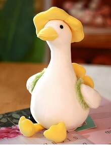 1PC Cute Duck Stuffed Animal Doll Gift For Women Girls Birthday Christmas Valentine Day Present Home Decor Kawaii Collection - Vịt hoa vàng - Xem 1