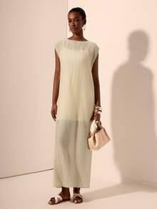 Zivah Trang phục hai mảnh dành cho phụ nữ mặc hàng ngày - Màu be - Xem 5