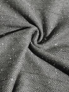 Gownix Plus Size Women's Elegant Tweed Beaded Pocket Suit, Suitable For Parties, Events, And Work Commute, Autumn/Winter Rave Party - Dark Grey - View 13