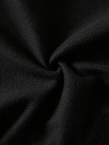 Teen Boy All-Match Graphic Print Versatile Hooded Zip-Up Sweatshirt Fall Winter - Black - View 4