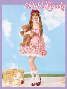 Dola Lovely Bombas de tacón grueso con punta redonda y aplicaciones de mariposa con rhinestones para mujer, adecuadas para Halloween y Navidad - Burdeos - Ver 2